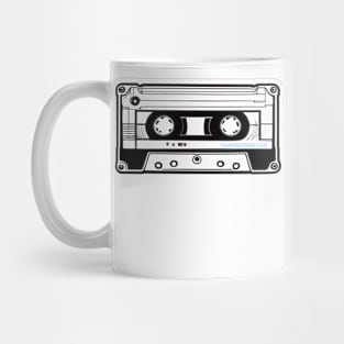 Retro Audio Music Mix Tape Cassette - PanfurWare LLC Mug